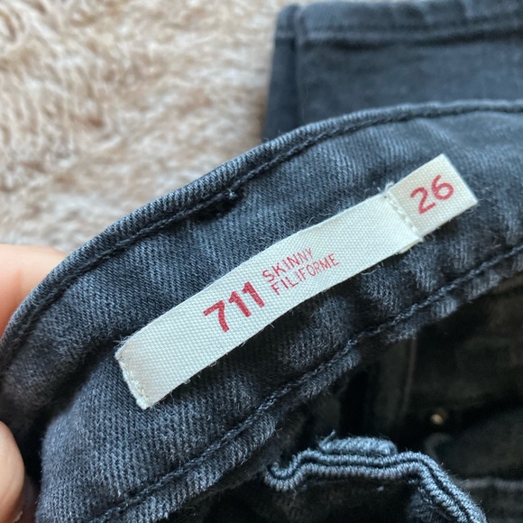 711 black skinny jeans - Picture 2 of 3